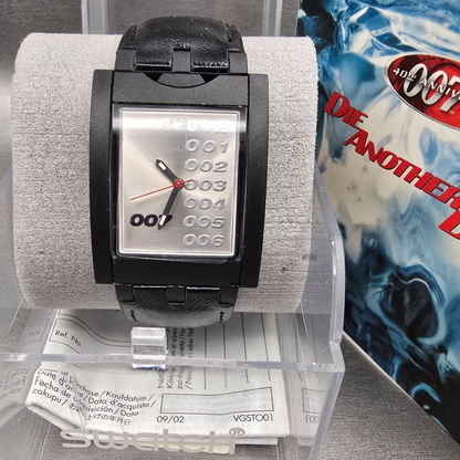 Swatch Turn Over James Bond Die Another Day Watch Men 29mm SUFB100 New Batt NOS0
