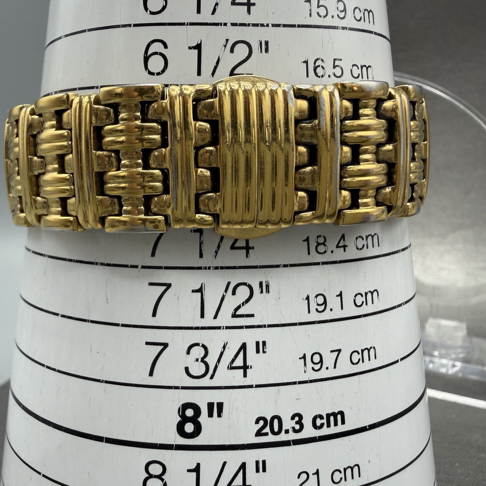 Wittnauer Laureate Watch Men 33mm Gold Dial Gold Tone Date Round New Battery9