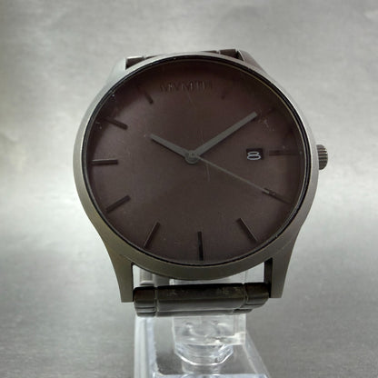 MVMT Classic Watch Men 45mm Gray Dial Gray Tone Date Round New Battery5