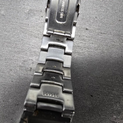 Casio Wave Ceptor Watch Men 43mm Blue Dial Analog Digital Steel WVA-500J READ!!!11