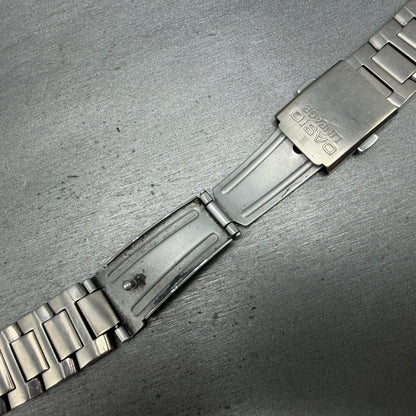 Casio Lineage Titanium Watch Men 38mm Silver Dial Daydate LIN-171J READ!! Newbat19
