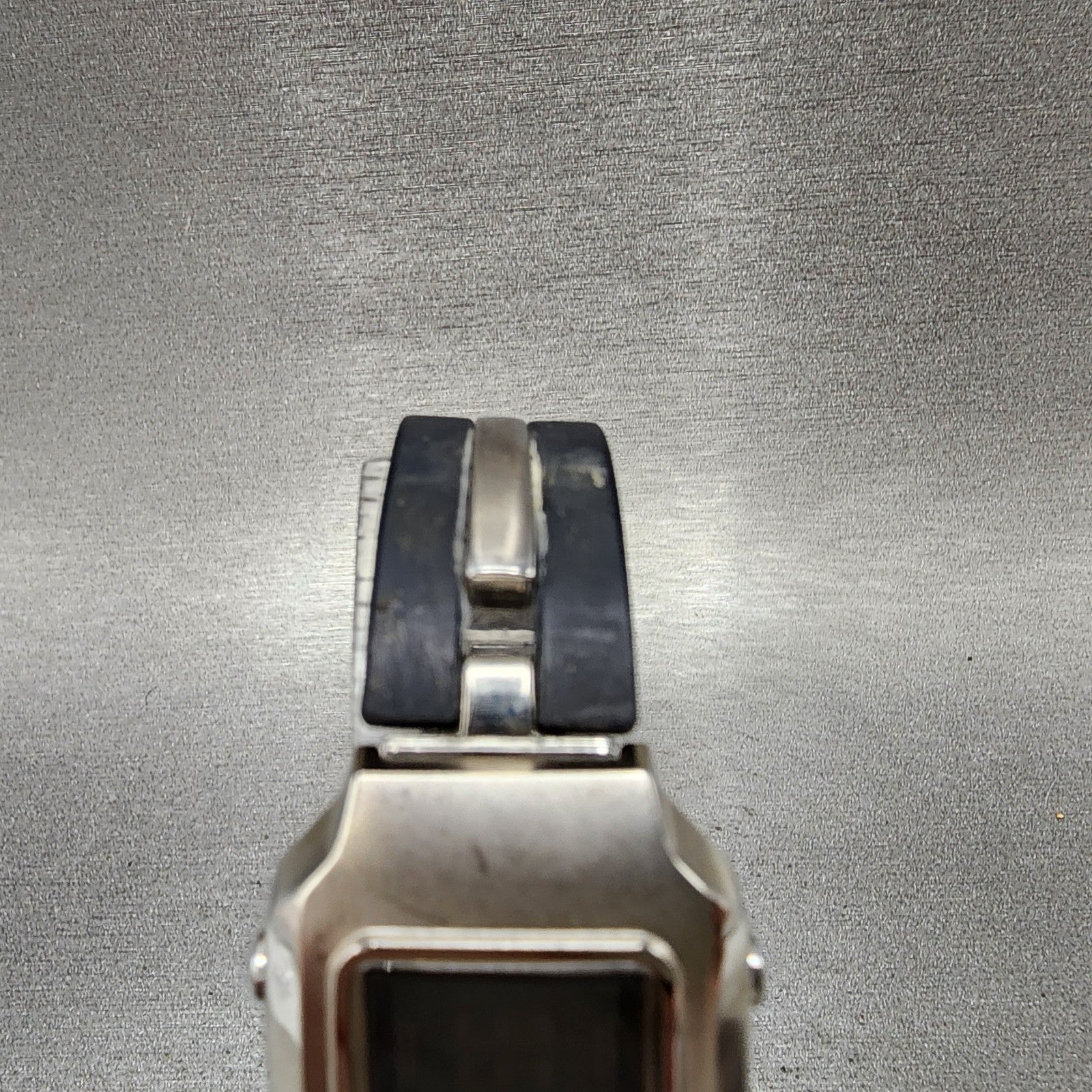Casio Csterna Watch Women 25mm Digital Silver Tone Rectangle CSN022 New Battery5