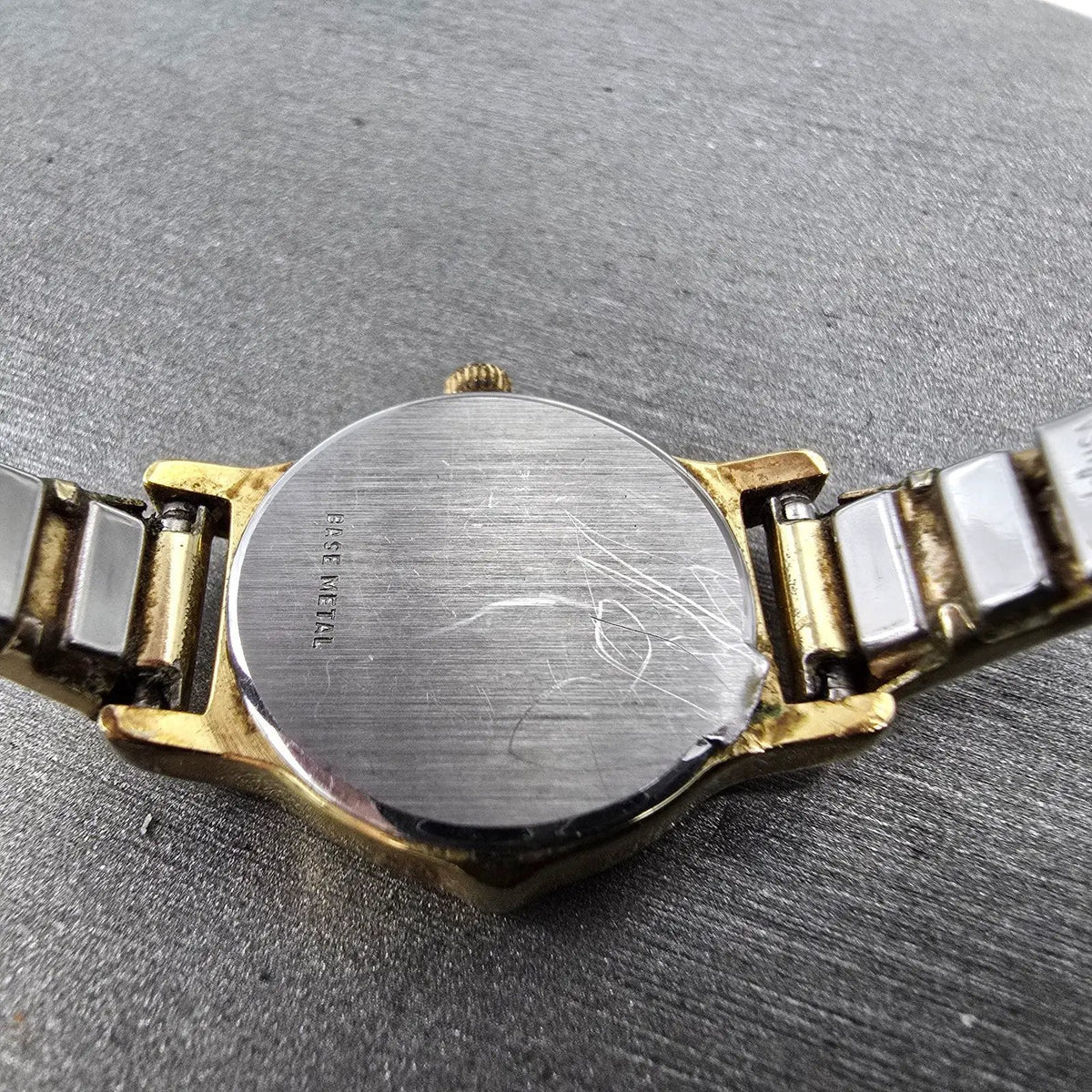 Wittnauer Watch Women 20mm Gold Dial Gold Tone Round New Battery VTG10
