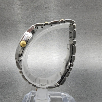 Maurice Lacroix Miros Watch Women 24mm Silver Dial Two Tone Date Round New Batt6