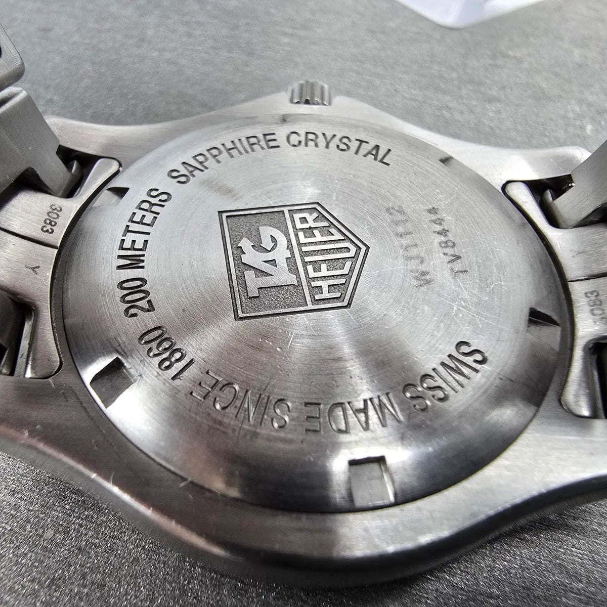 Tag Heuer Link Watch Men 39mm Blue Dial Stainless Steel Date WJ1112 Round NewBat9