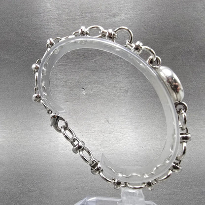 Gucci Watch Women 20mm Blue Dial Sterling Silver Round 2900 New Battery VintageK8