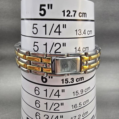 Seiko Watch Women 20mm Silver Dial Two Tone Round 1N00-0G69 New Battery Vintage9