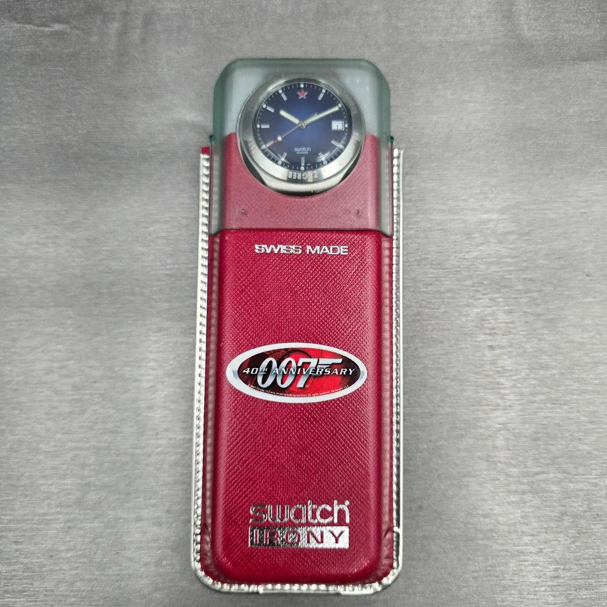 Swatch James Bond From Russia with Love Watch Men 37mm YGS423 New Battery NOS9