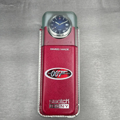 Swatch James Bond From Russia with Love Watch Men 37mm YGS423 New Battery NOS9