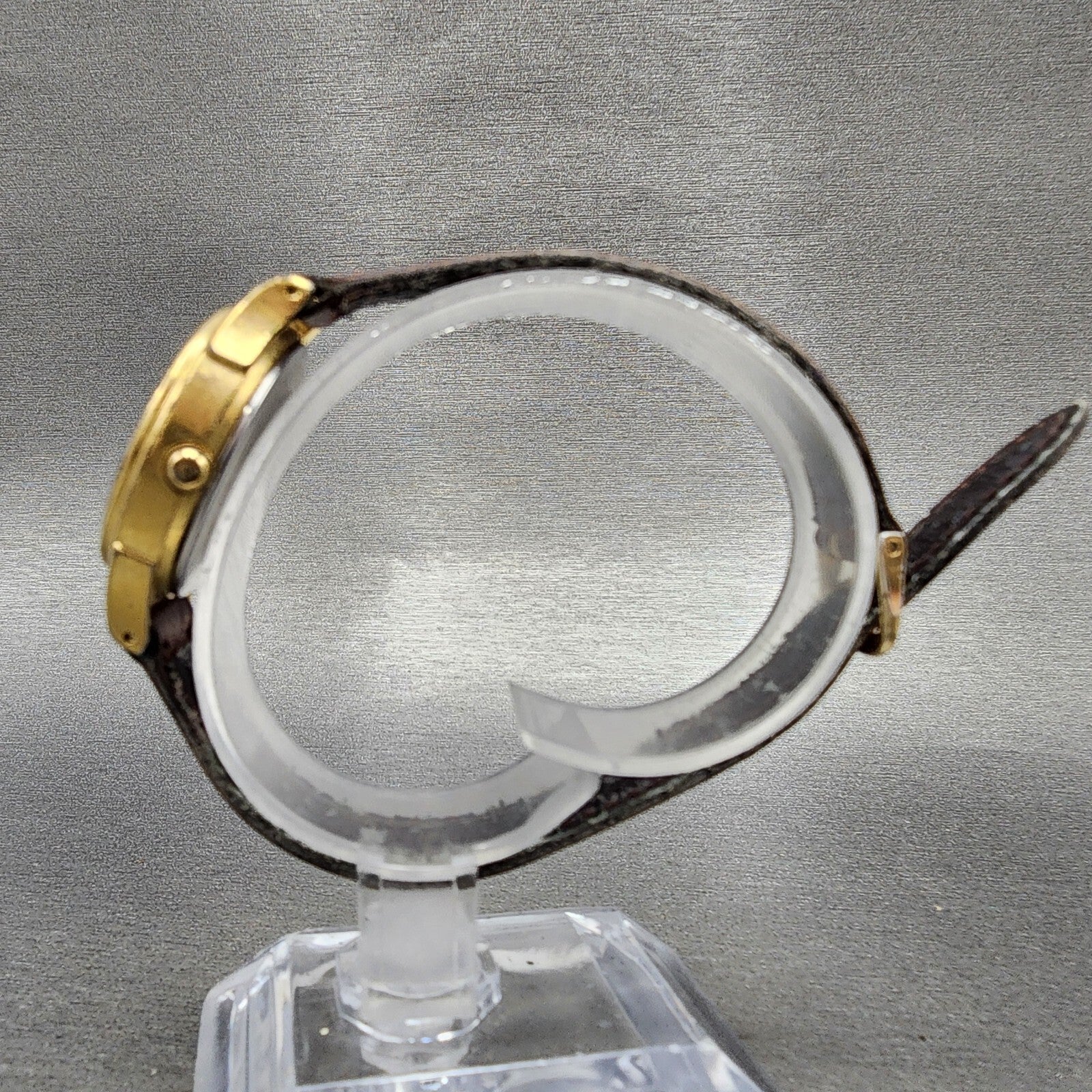 Seiko Alba Success Moon Phase Watch Women 27mm White Dial Gold Tone Date NewBat6