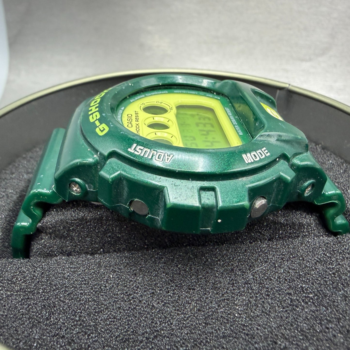Casio G-Shock DW-6900CC Watch Men 50mm Digital LCD Green  Alarm Chrono New Batte5