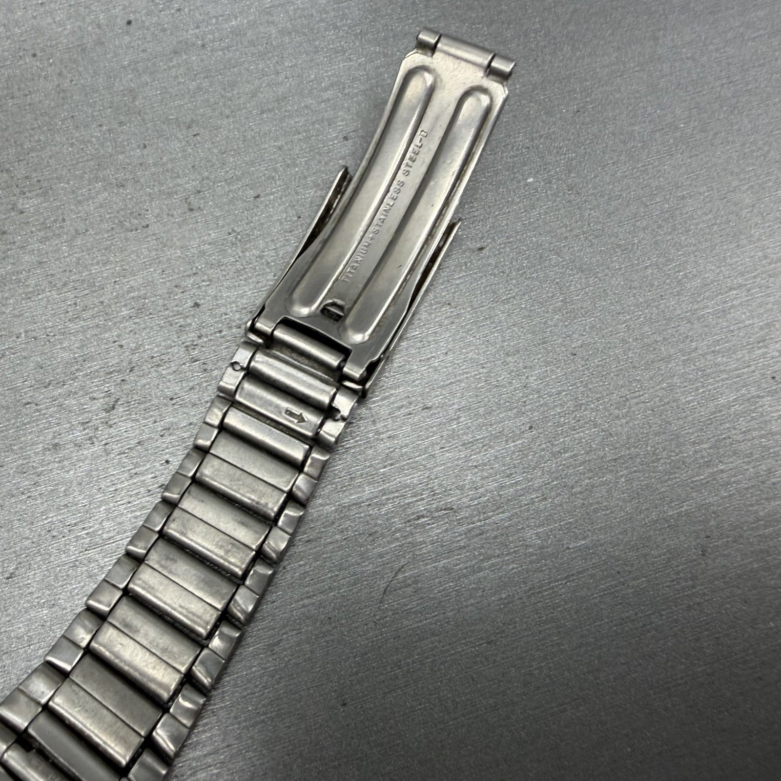 Seiko Watch Men 37mm Blue Dial Titanium Date Round Bracelet 7N428109 PARTS9