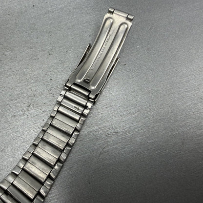 Seiko Watch Men 37mm Blue Dial Titanium Date Round Bracelet 7N428109 PARTS9