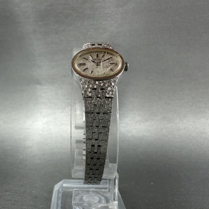 Seiko Watch Women 17mm Silver Dial Silver Tone Oval 2C205759 VTG New Battery6