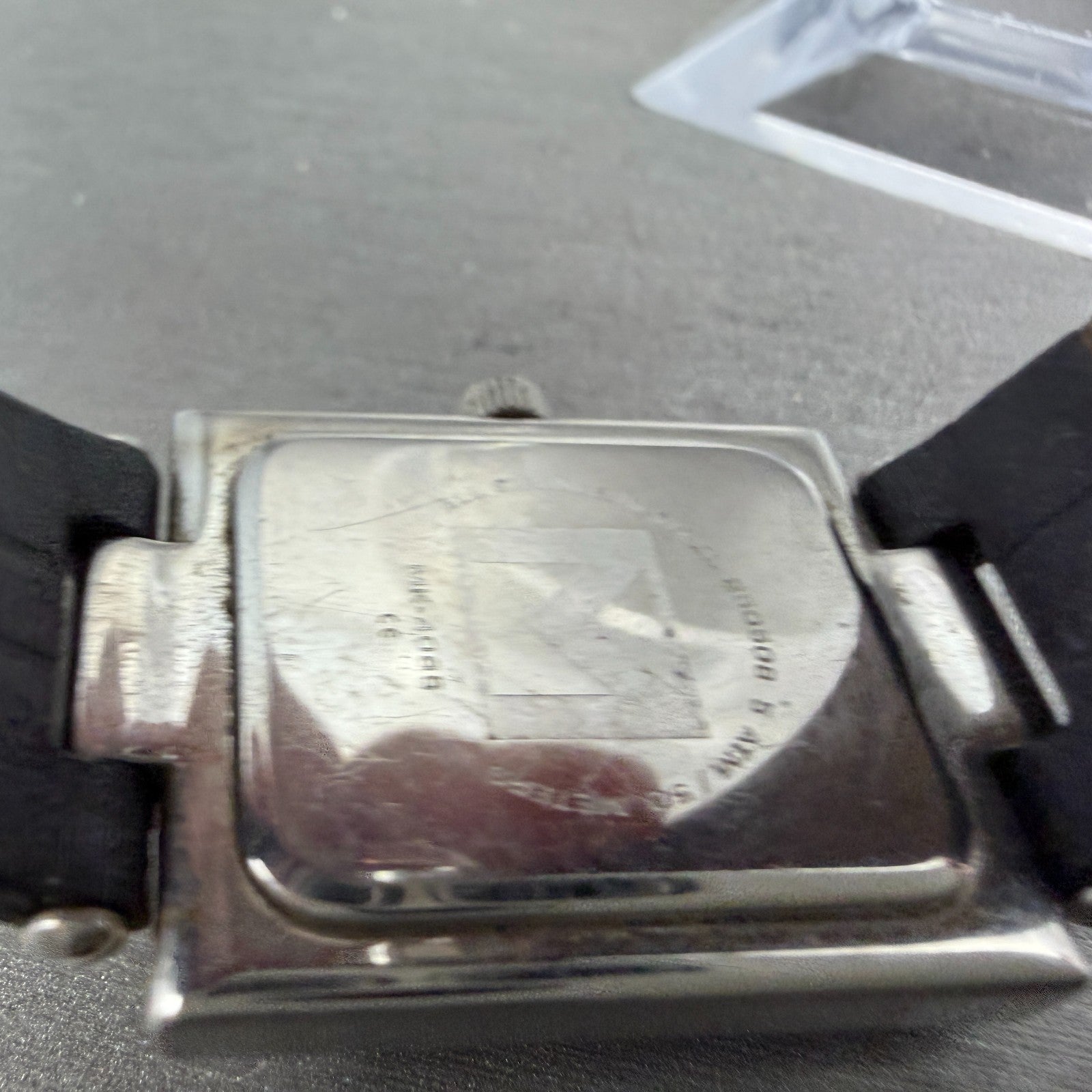 Michael Kors Watch Women 24mm Silver Dial Steel Rectangle MK-4085 New Battery10