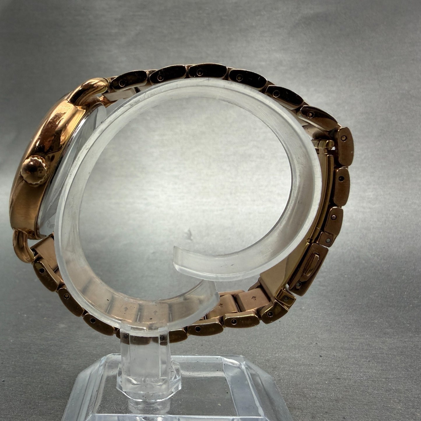 Coach Delancey Watch Women 36mm Silver Dial Rose Gold Round 14502497 New Battery6