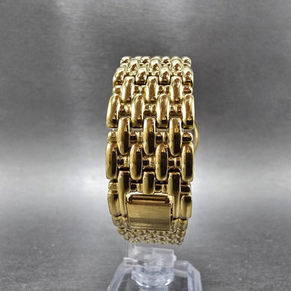 Seiko 7N29-F070 Watch Case & Bracelet Gold Tone Round 33mm W/Crystal Vintage7