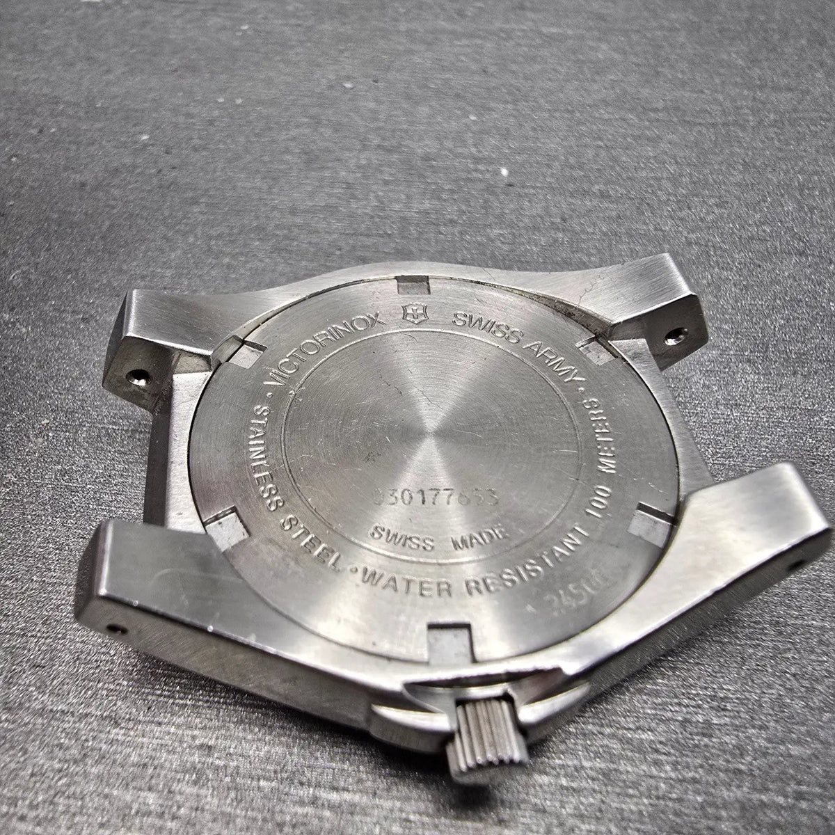 Swiss Army Excursion Watch Women 30mm White Dial Silver Date PARTS 2450010