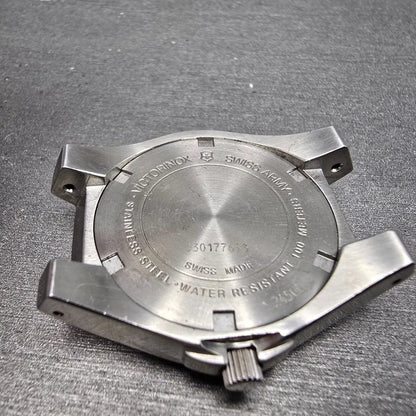 Swiss Army Excursion Watch Women 30mm White Dial Silver Date PARTS 2450010