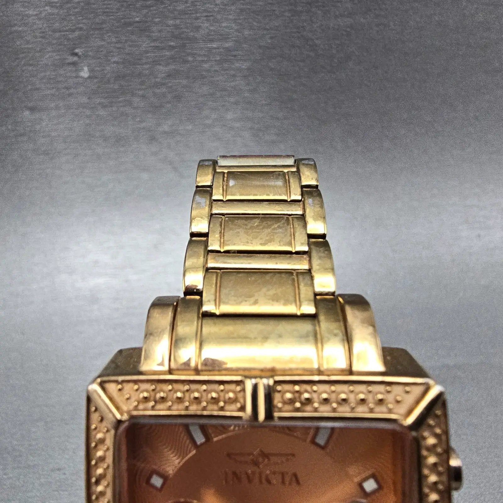 Invicta WildFlower Watch Women 33mm Rose Dial Rose Gold Tone Daydate New Battery4