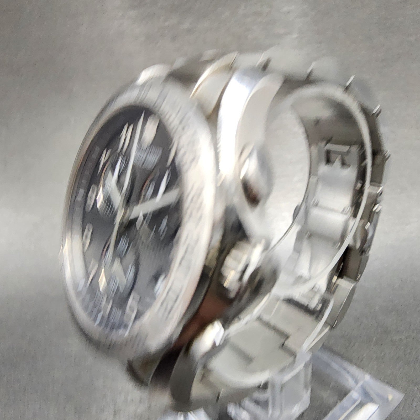 Victorinox Chrono Classic Watch Men 41mm Gray Dial Steel Date 241405 New Battery2