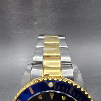 Invicta Pro Diver Watch Men 40mm Blue Dial Two Tone Date 26972 New Battery4