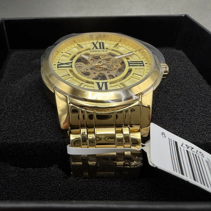 Invicta Objet D Art Watch Men 41mm Skeleton Dial Gold Tone Automatic 691292