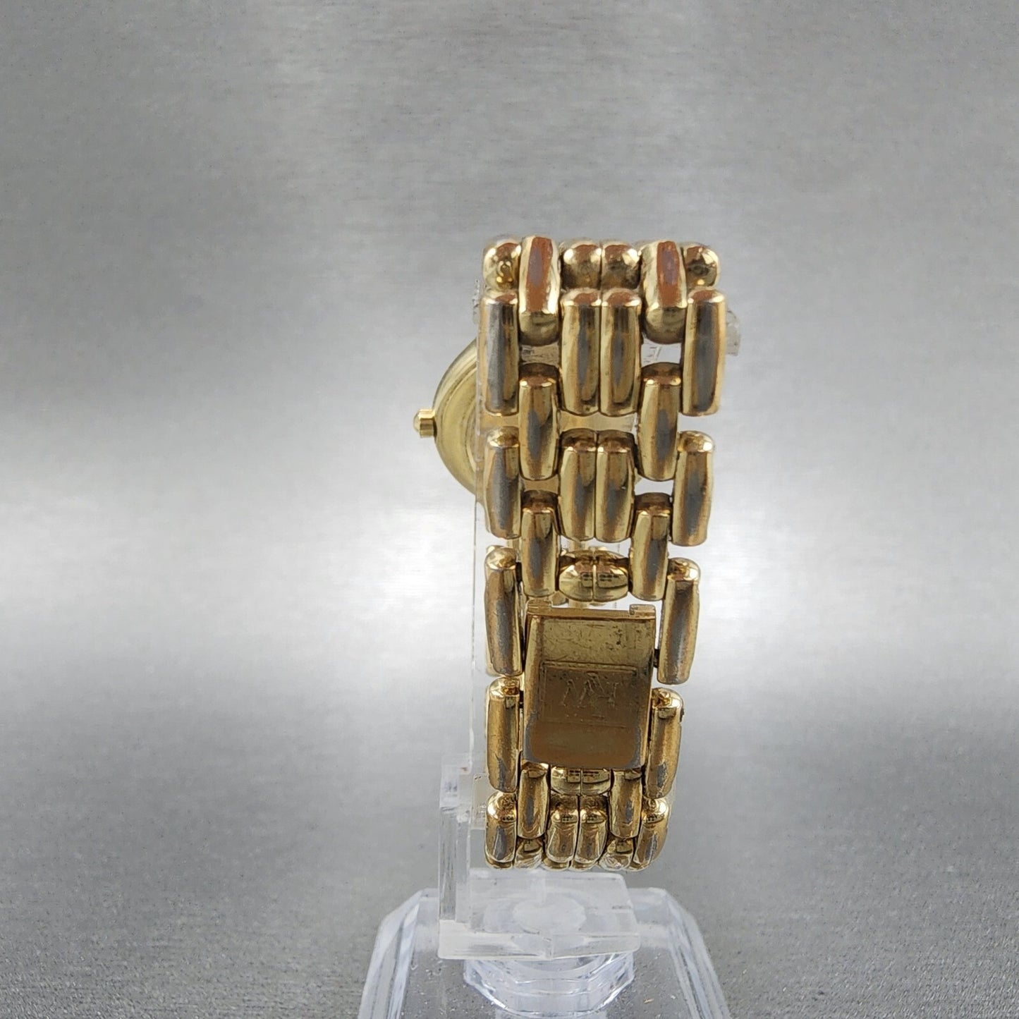 Raymond Weil Watch Women 24mm White Dial Gold Plated Date 9946 PARTS8