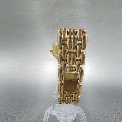 Raymond Weil Watch Women 24mm White Dial Gold Plated Date 9946 PARTS8