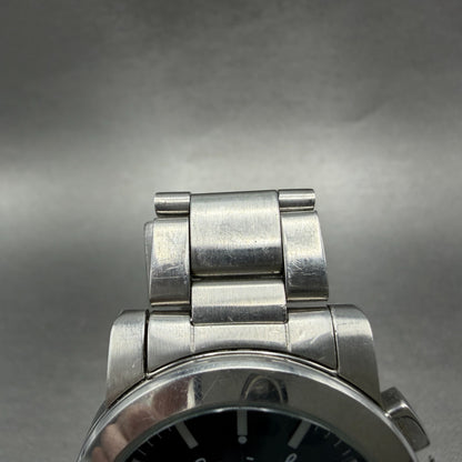 Seiko Anges B Chronograph Watch Men 38mm Blue Dial Steel Round V654-0A10 Newbatt4