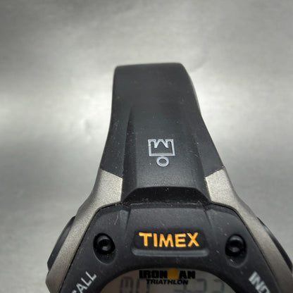 Timex Ironman Triathlon Watch Men 38mm Digital Gray  Alarm Chrono New BatteryLP4