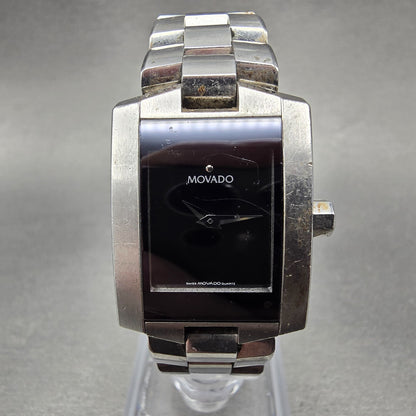 Movado Eliro Watch Women 22mm Black Dial Stainless Steel 84 C1 415.A PARTS0