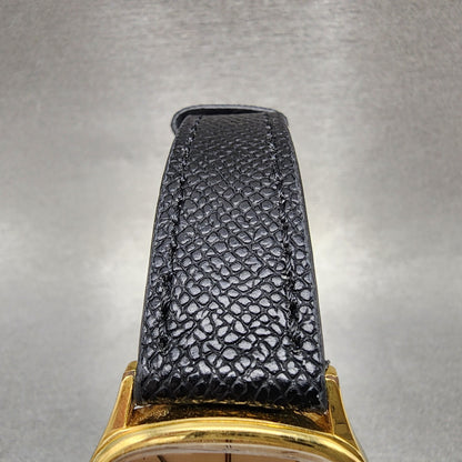 Omega Deville Watch Men 31mm Champagne Dial Gold Tone 1910073 New Battery4