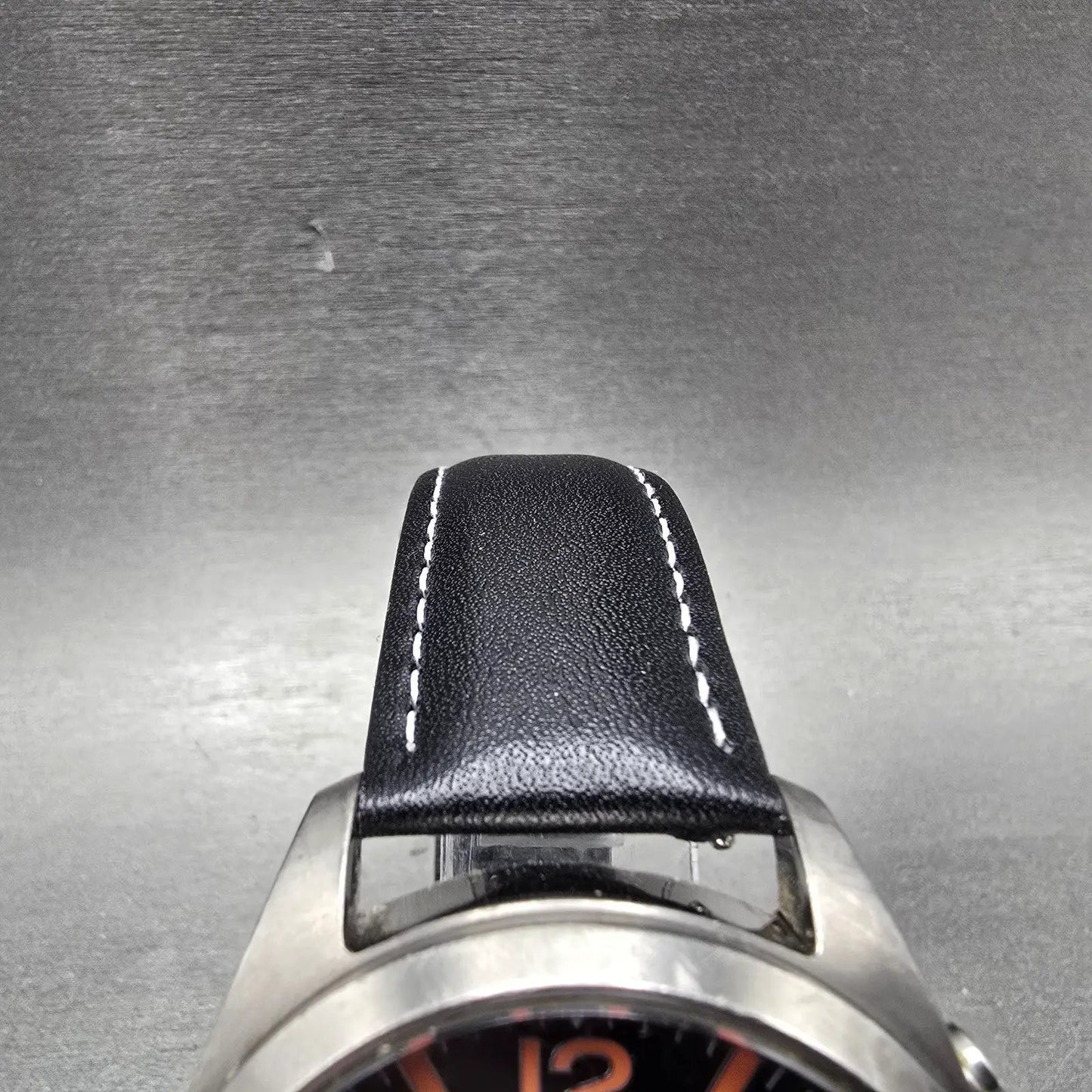 Citizen Eco-Drive Chronograph Watch Men 43mm Black Dial Titanium Date Round Runs4