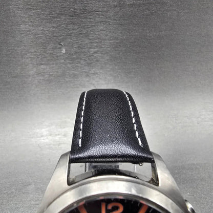 Citizen Eco-Drive Chronograph Watch Men 43mm Black Dial Titanium Date Round Runs4
