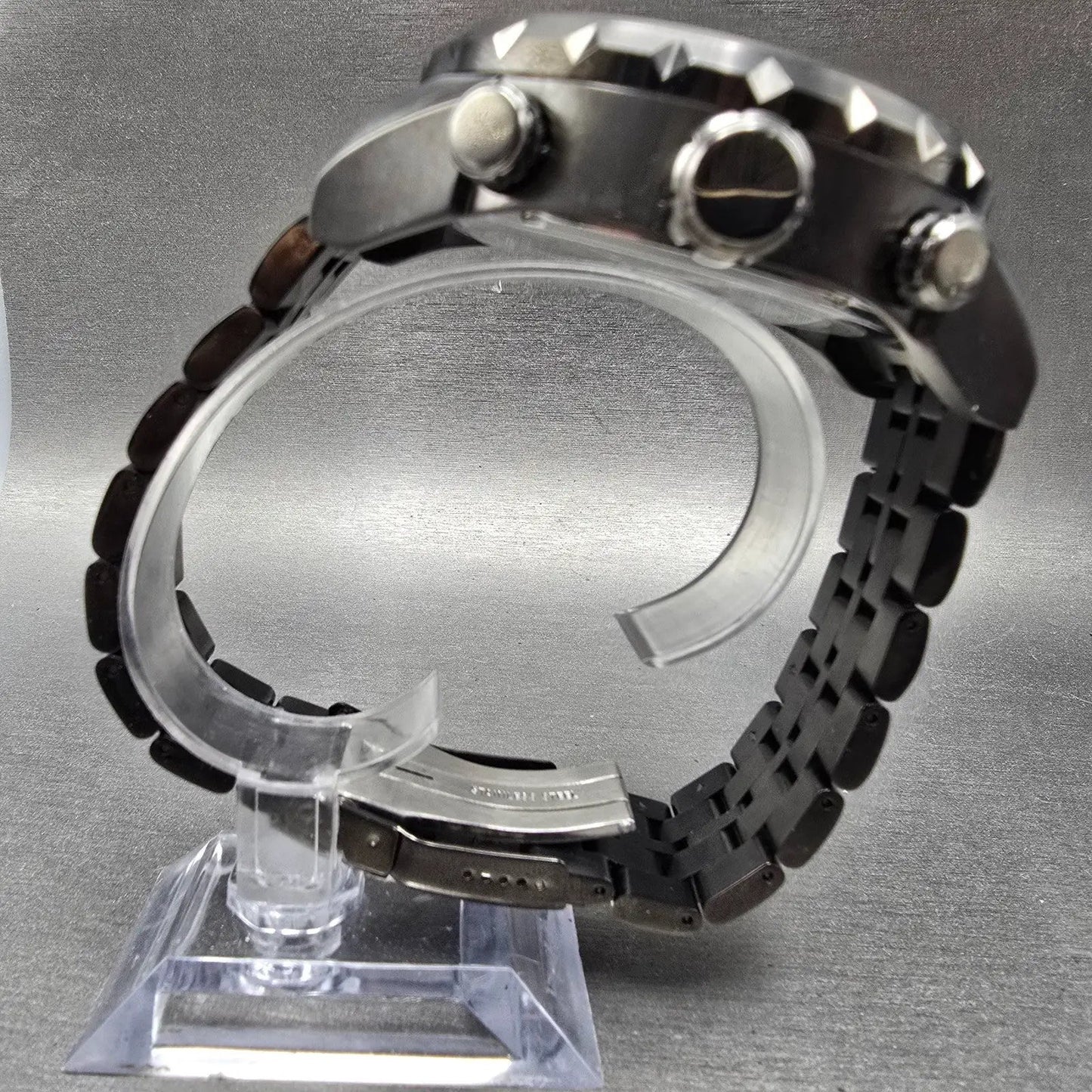 Invicta Coalition Forces Watch Men 57mm Black Dial Black Tone Round New Battery6