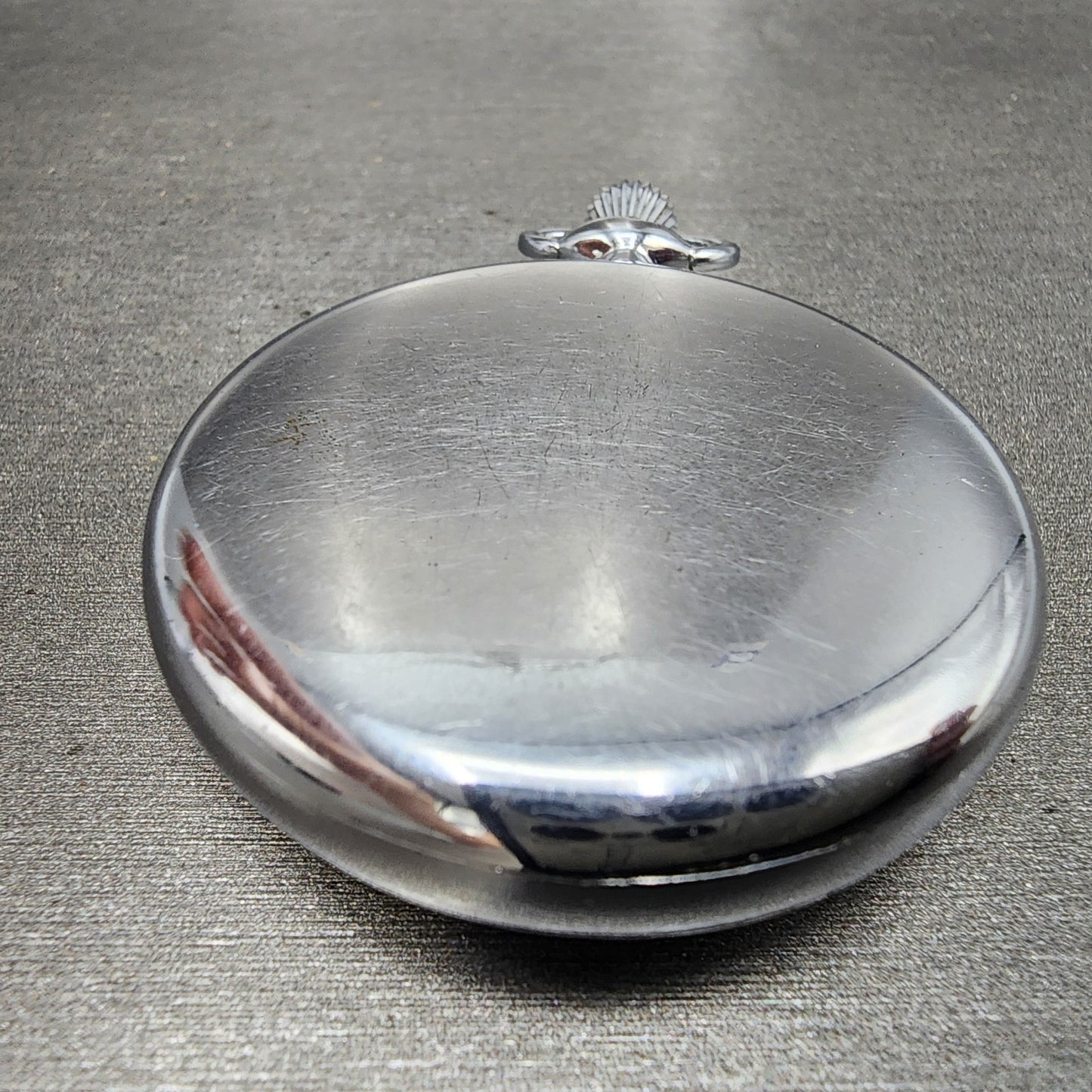 Seiko Stopwatch 47mm White Dial Silver Tone Round Manual Wind 38220 PARTS7