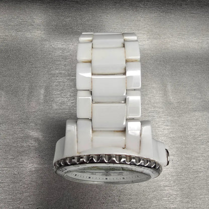 Fossil Dive Watch Womens 48mm White Dial Two Tone Date Round CE-5009 New Battery4