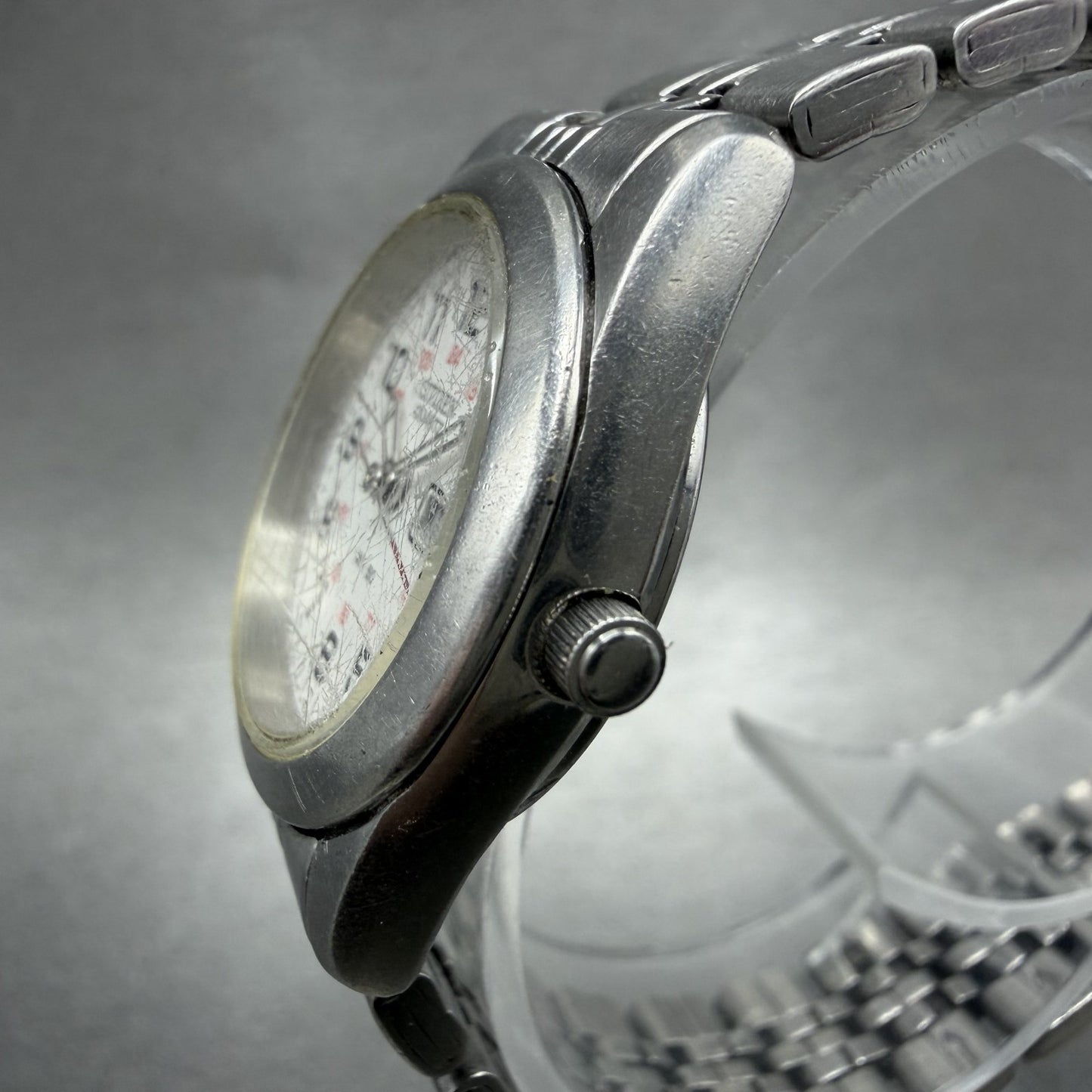 Citizen Watch Women 25mm White Dial Silver Tone Round 1002S029317 New Battery2
