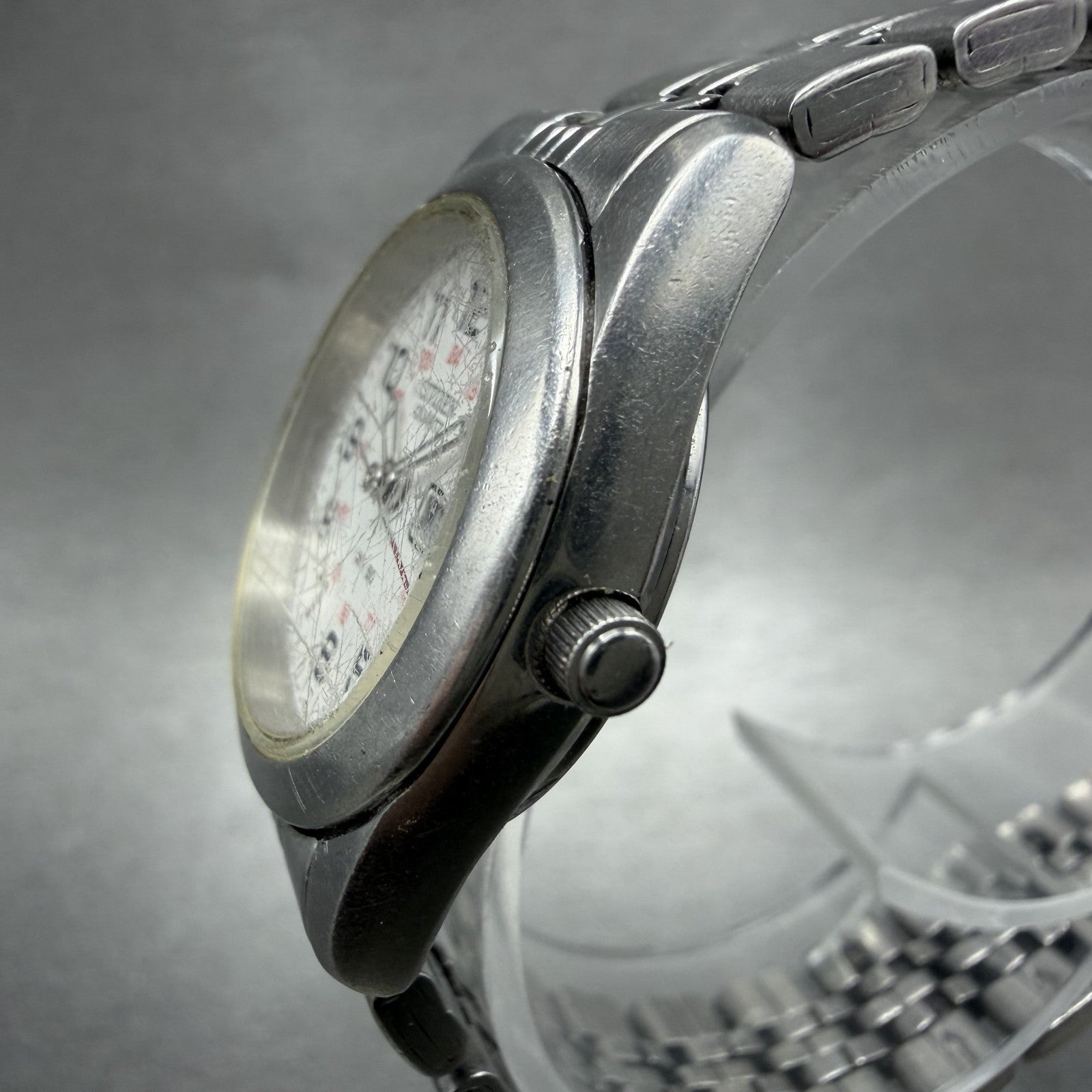 Citizen Watch Women 25mm White Dial Silver Tone Round 1002S029317 New Battery2