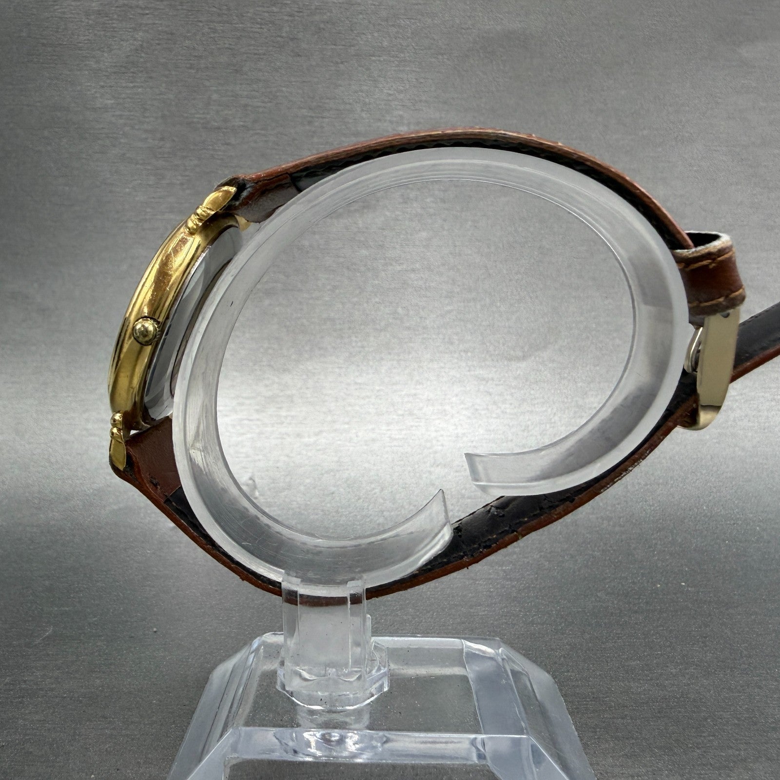 Celine Watch Women 31mm MOP Dial Gold Tone Small Seconds Round New battery6