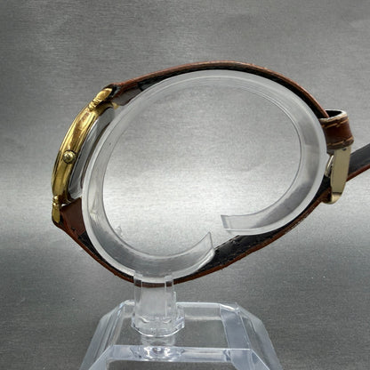 Celine Watch Women 31mm MOP Dial Gold Tone Small Seconds Round New battery6