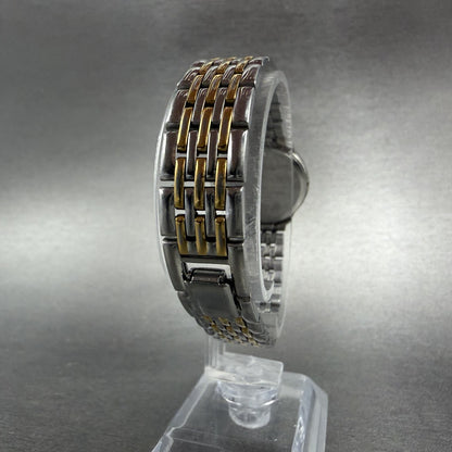 Seiko Watch Women 24mm Champagne Dial Two Tone Round V701-2C10 New Battery7