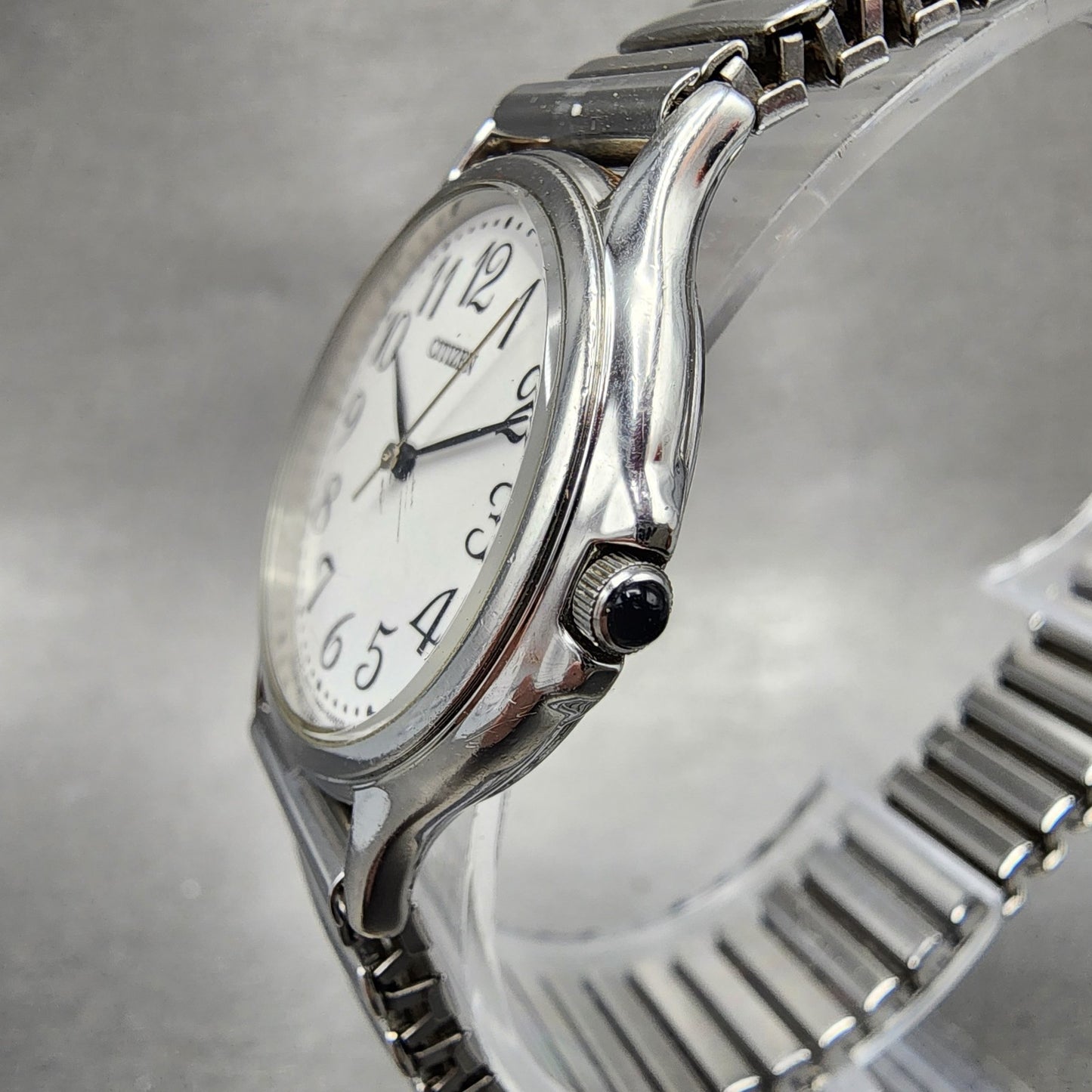 Citizen Watch Women 28mm White Dial Silver Tone Round 5430K006171 New Battery2