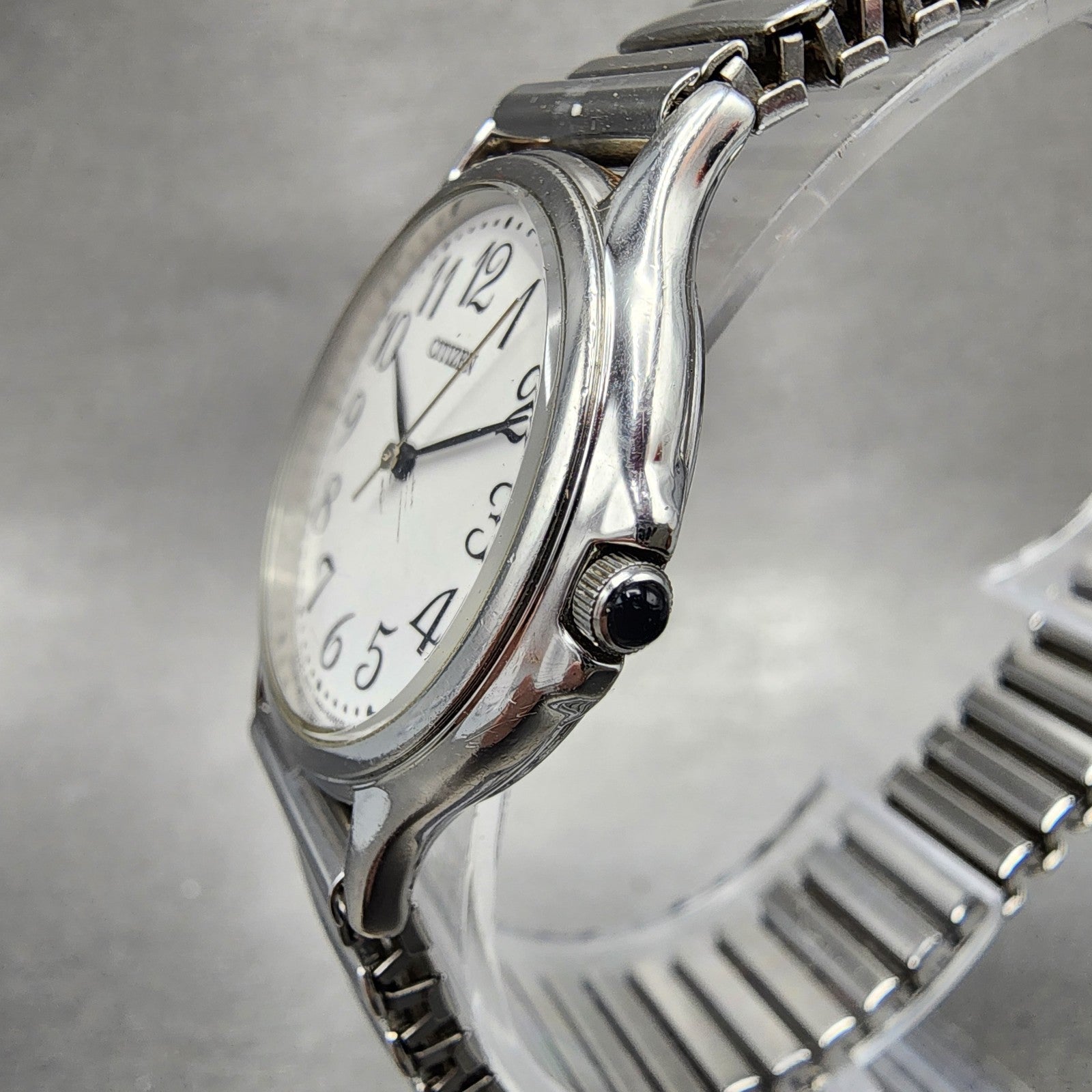 Citizen Watch Women 28mm White Dial Silver Tone Round 5430K006171 New Battery2
