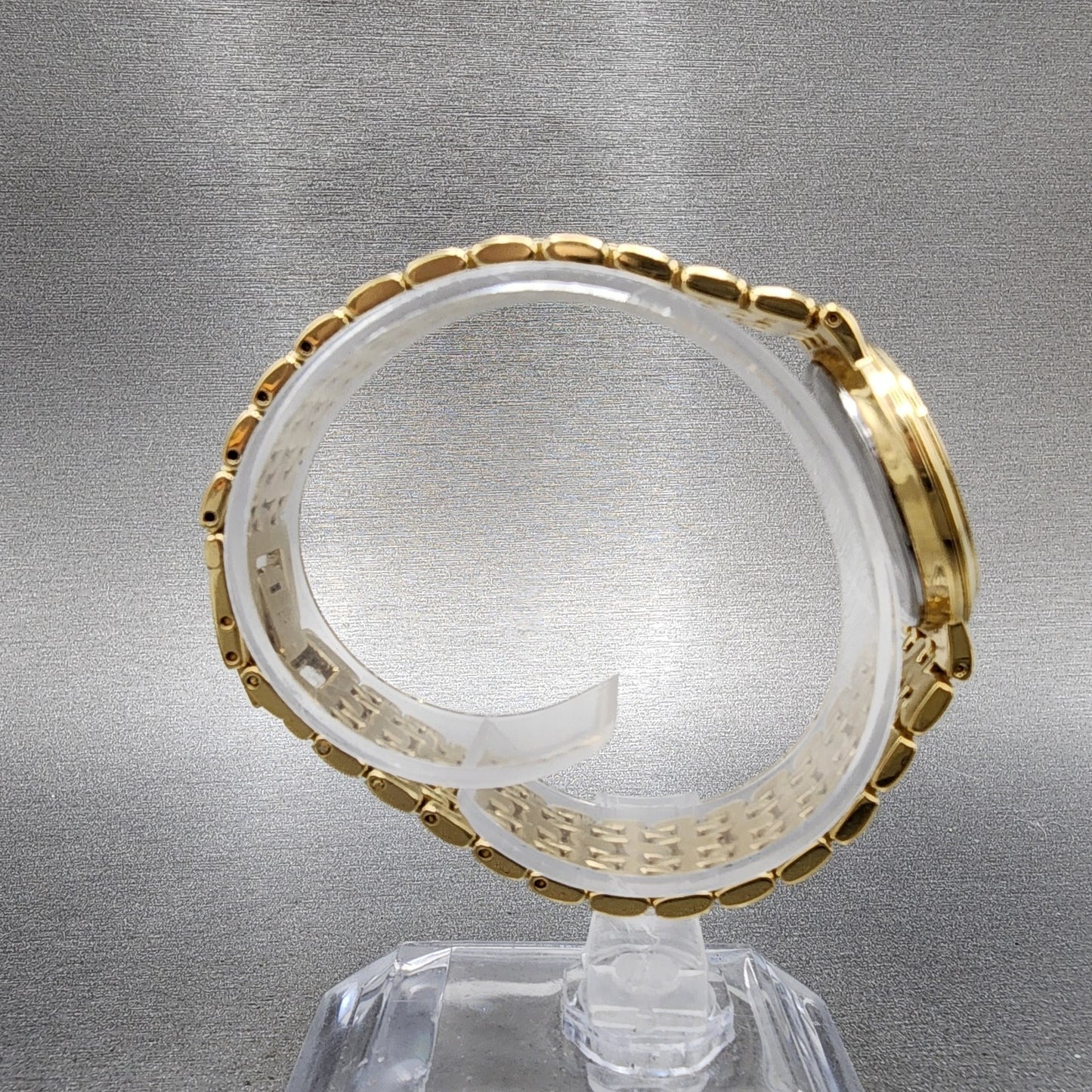 Movado Museum Watch Women 26mm Black Dial Gold Tone Round 87 E4 9837 New Battery8