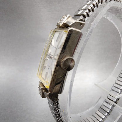 Seiko Fine Seiko Watch Women 12mm Silver Dial Silver Tone Manual 15203310 Runs2