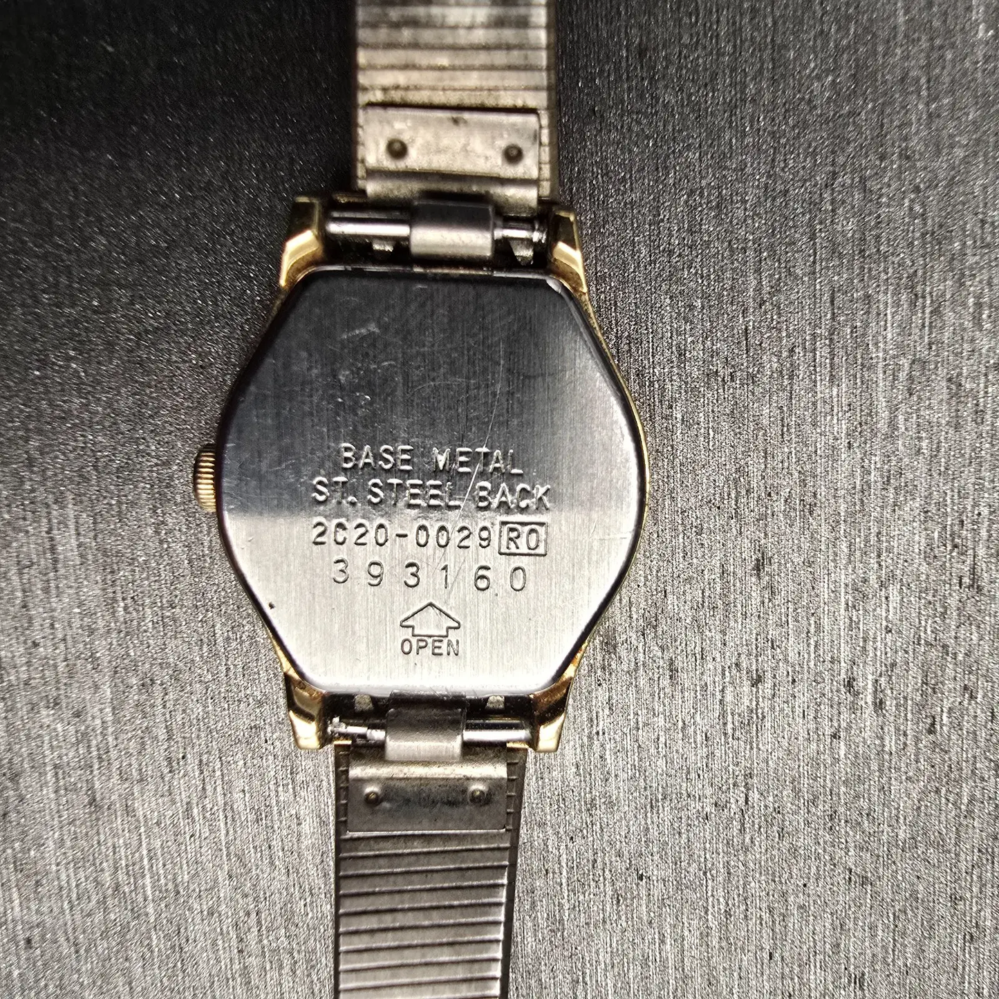 Seiko Watch Women 19mm Champagne Dial Gold Tone Round 2C20-0029 New Battery VTGT10