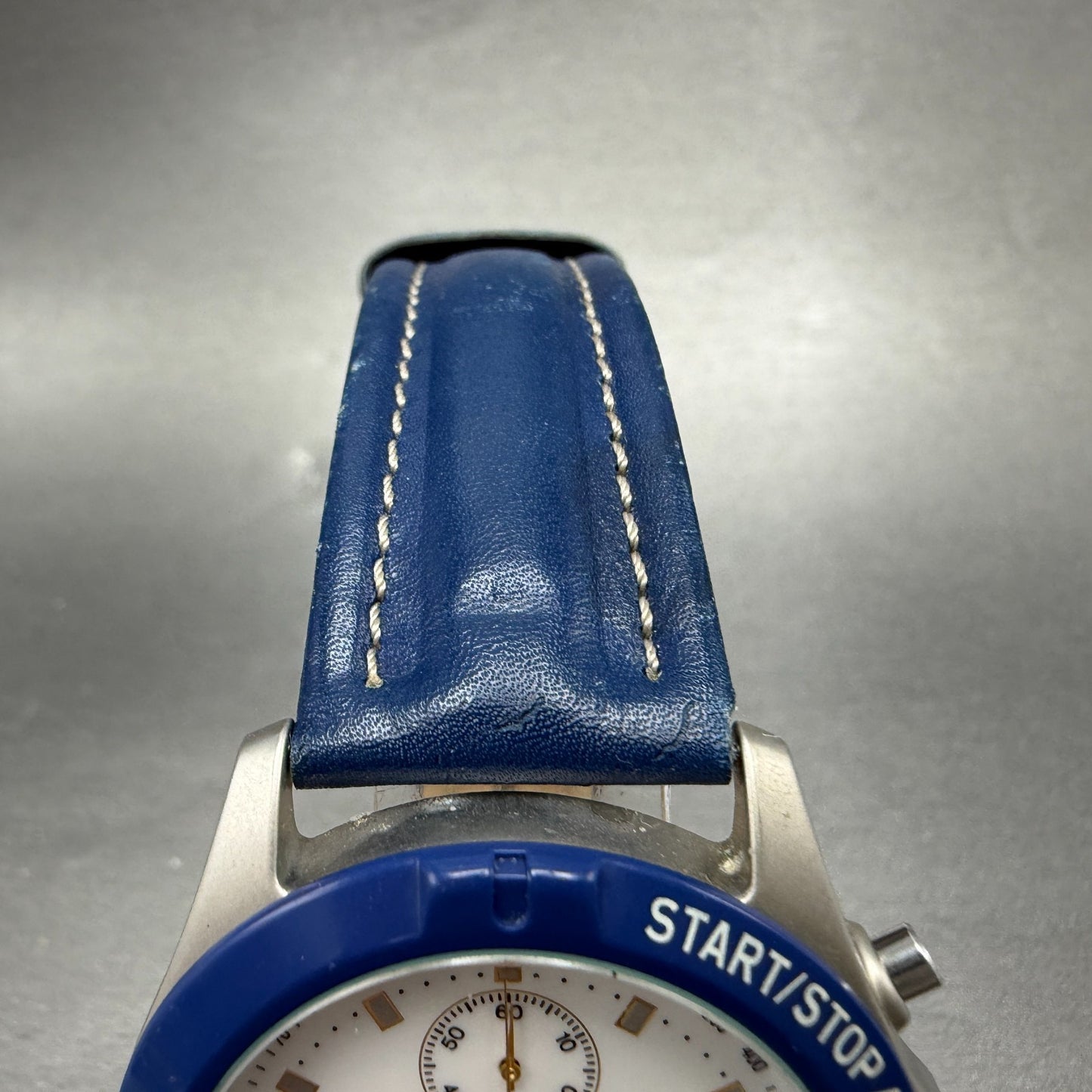 Citizen Nomadic Chronograph Watch Men 38mm White Dial Silver Tone Date New Batt4