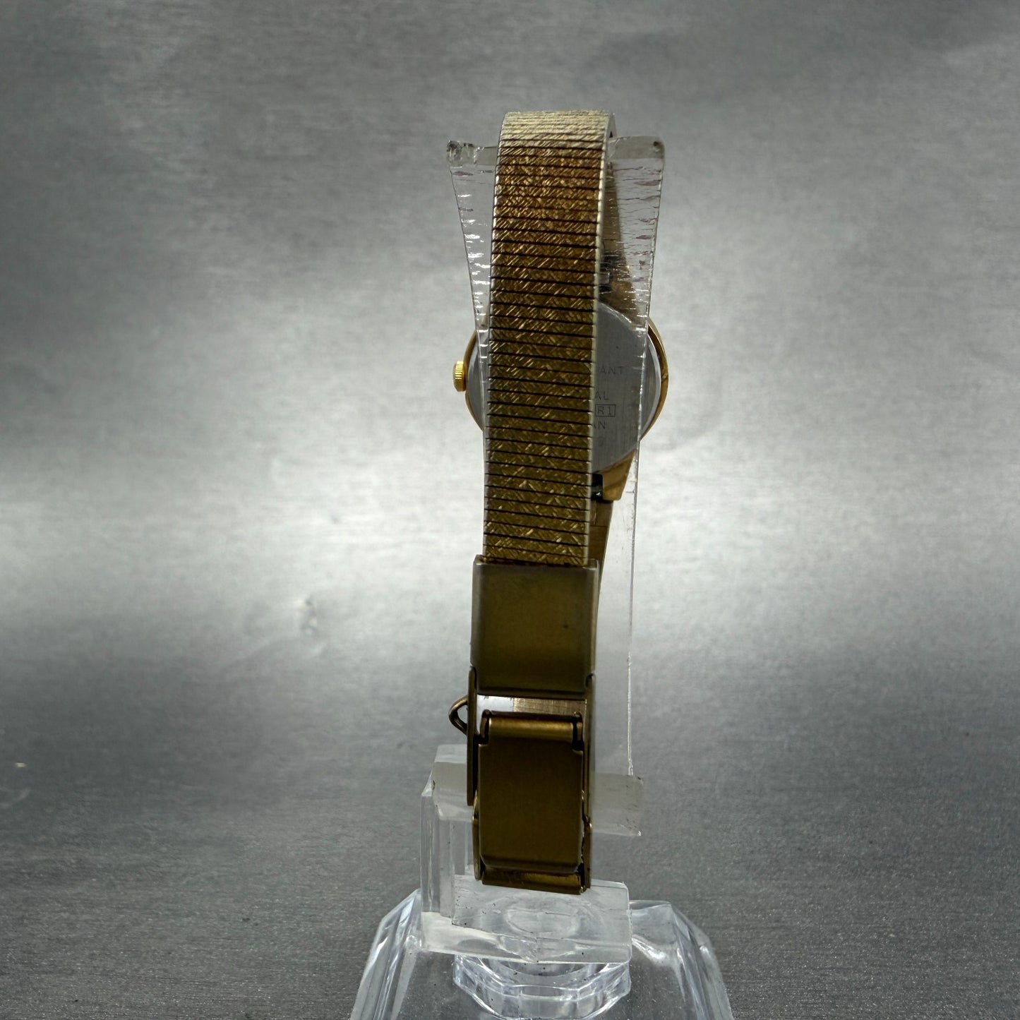 Seiko Watch Women 19mm White Dial Gold Tone Round V401-1819 New Battery Vintage7